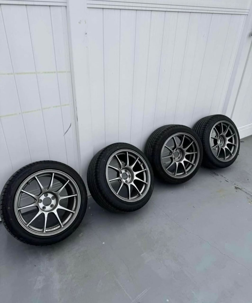 WEDS SPORTS TC105N 17x9.0 +35 5x100 WITH TYRES